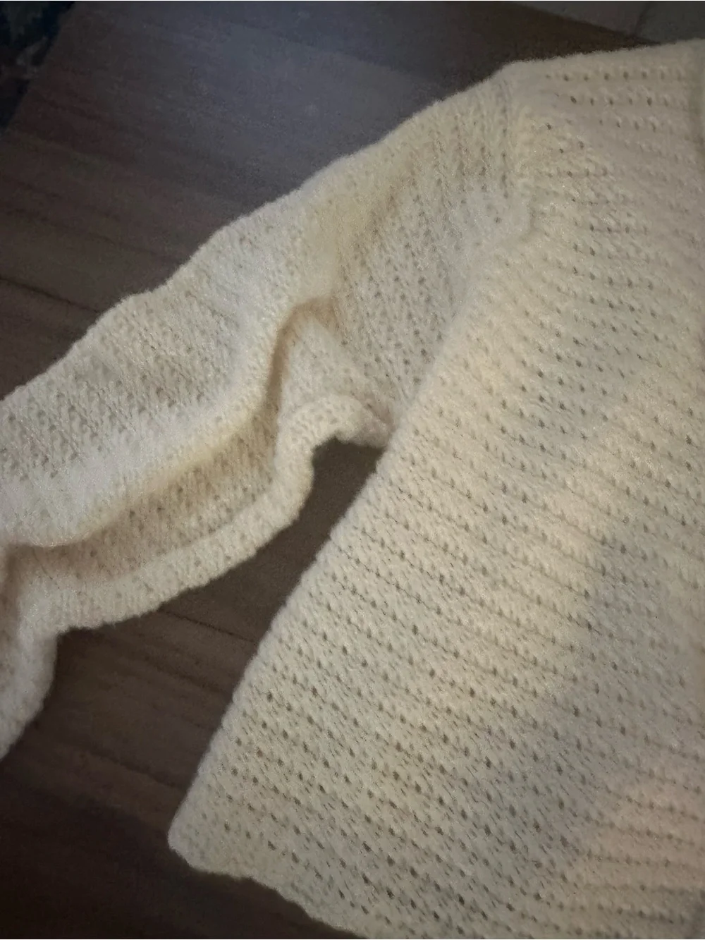 SHEIN Flirla Plus Tie Front Lantern Sleeve Cardigan - Picture 5 of 8